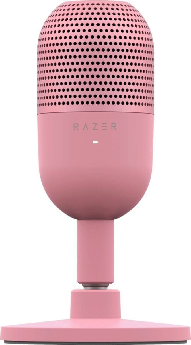 Razer SEIREN V3 MINI QUARTZ - USB Condenser Microphone - Build-in Shock Absorb - Mute Button