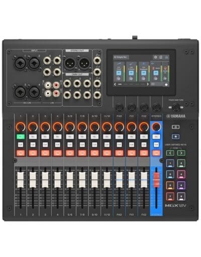 yamaha mgx12 v black psifiaki konsola mixis normal