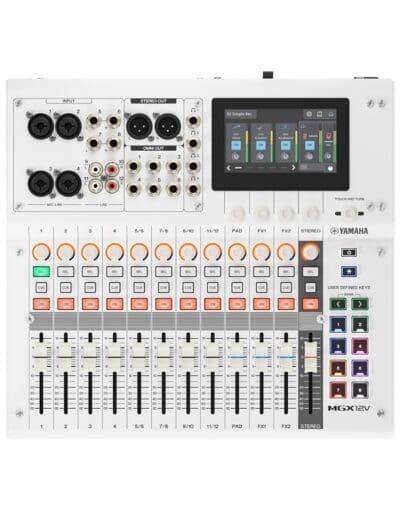 yamaha mgx12 v white psifiaki konsola mixis normal